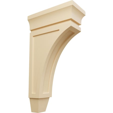 Ekena Millwork 5"W x 10"D x 18"H Extra Large Lucan Wood Corbel, Maple CORW05X10X18LUMA